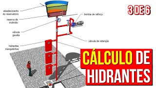 Passo a Passo l Como calcular sistema de HIDRANTES l 3 de 6 [upl. by Dlanger464]