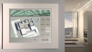 Ejemplo de Domotica en una vivienda con sistema KNX de JUNG [upl. by Segalman]