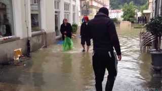 Hochwasser in Passau Montag 3 Juni Universität und Altstadt überschwemmt [upl. by Ginevra]