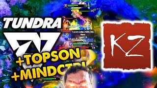 TUNDRA vs KZ TEAM  TOPSON INVOKER ▌BETBOOM DACHA DUBAI 2024 [upl. by Rabma317]