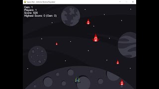 Space War with Pygame amp NEAT in python  Antonio Barrera Reyzabal [upl. by Gokey172]