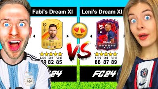 Fabianos DREAMTEAM vs Lenis DREAMTEAM in FC 24 ⚽️🏆 [upl. by Notgnirrab456]