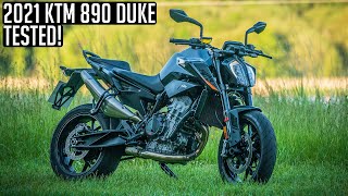 2021 KTM 890 Duke  First Ride Review [upl. by Ycrad]