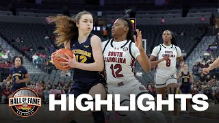 South Carolina vs Michigan 2024 Hall of Fame Series womens basketball highlights [upl. by Kalina]