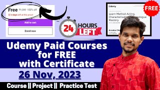 How to get Udemy Courses for FREE in 2023  Udemy Coupon Code 2023  Latest Udemy Coupons [upl. by Erodaeht157]