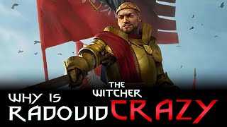 Why Is Radovid So Crazy  Witcher Character Lore  Witcher lore  Witcher 3 Lore [upl. by Haakon]