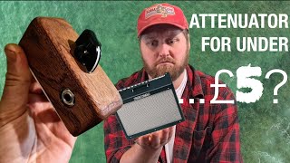 How to make your Fender Hot Rod Deluxe quieter Attenuator for under £5 [upl. by Sedberry]