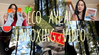 ☘️ECO aylal☘️  unboxing video✨ [upl. by Johnna]