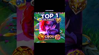 Top One Global Chou build and Emblem mobilelegends shorts mlbb chou [upl. by Cristina]