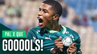 GOLS  PALMEIRAS 7 X 0 QUEIMADENSE  COPA SP 2024 [upl. by Ahsemot]