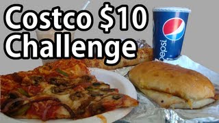 Costco 10 Food Court Challenge vs Wreckless Eating [upl. by Htebazie]