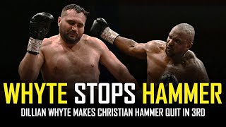 DILLIAN WHYTE RETURNS STOPS CHRISTIAN HAMMER IN 3 POST FIGHT REVIEW NO FIGHT FOOTAGE [upl. by Ablem934]