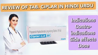 CIPLAR TABLET USES in hindi benefitsside effects dose [upl. by Lisab]