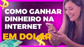 COMO GANHAR UMA RENDA EXTRA EM DÓLAR SEM PRECISAR INVESTIR 1 REAL ysense rendaextra [upl. by Horlacher]