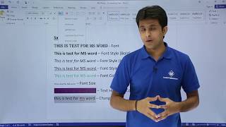 Ms Word  Formatting Text [upl. by Lawley]