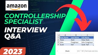 Amazon controllership specialist interview questions and answers  2023  interview helper [upl. by Nirac866]