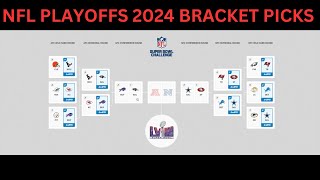 2024 NFL Playoffs Complete Bracket Picks [upl. by Doretta64]