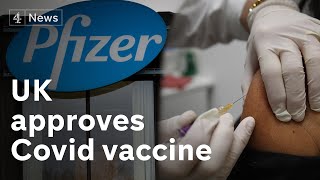 PfizerBioNTech Covid vaccine approved for rollout in UK from next week [upl. by Lebasiairam]