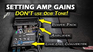 How to TUNE Car Amplifier amp Set Gains [upl. by Elyac968]