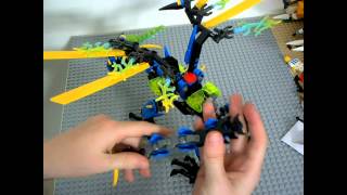 Lego Hero Factory Dragon Bolt Review Brain Attack Wave 2 [upl. by Faust]