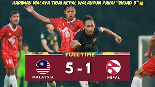 Harimau Malaya BELASAH NEPAL🔥 Highlights Malaysia vs Nepal 51  Friendly Match Tertutup 2024 [upl. by Tandie]