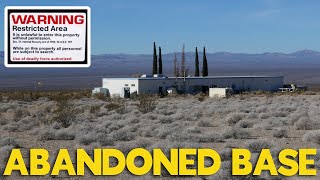 Abandoned Military Base in the Mojave Desert  Whats Inside [upl. by Sanson]