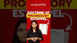 Doctrine of Promissory Estoppel shorts conceptchronicles [upl. by Ecirtaeb]