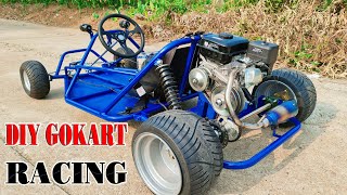 Upgrade DIY F1 3000w Go kart to Go Kart Racing 200c CVT Gearbox [upl. by Danyluk416]