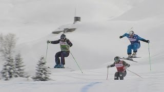 Event Skicross Finales FIS de la coupe du monde  la Plagne [upl. by Catlee]