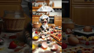 Kitty made a pie cat caton catvideos catcorner catshorts catlover catton shorts [upl. by Norramic]