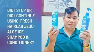 Fresh Hairlab Jeju Aloe Ice Double Boost Niacinamide Serum Shampoo amp Conditioner Review 2022 [upl. by Brodeur]