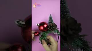 Full video Christmas Mane Ideas shorts DIY CraftyNest craft [upl. by Gnat951]