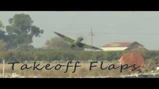 3 Position Flaps on the Durafly Mk1a 1100mm RC Spitfire [upl. by Island]