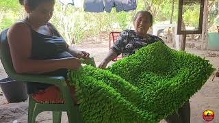 Maria sorridente veio visitar a família pescador e trouxe uma peça muito linda [upl. by Whitnell589]