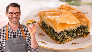 How to make THE BEST Greek Spinach Pie  SPANAKOPITA [upl. by Cranston697]