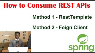 How to Consume REST APIs in Spring Boot  2 Methods RestTemplate and Feign Client [upl. by Shabbir]