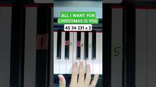 All I Want For Christmas Is You Mariah Carey Piano Tutorial [upl. by Tomlinson]