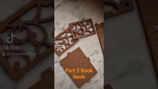 Part 3 Book Nook booknook magiclibrary craft miniature DIY modelling [upl. by Rafaelle680]