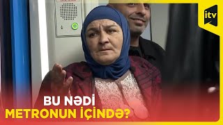 Metronun içində oğlan qızı qucaqlamışdı ona əsəbləşdim [upl. by Naxela906]