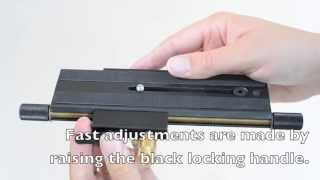 Manfrotto 454 Micropositioning Sliding Plate Demo [upl. by Neda]