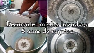 COMO DESMONTAR LAVADORA BRASTEMP ATIVE 9KG  Deu trabalho mas valeu à pena [upl. by Aymer]