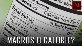 Devo Calcolare I Macros o le Calorie  Una caloria è una caloria [upl. by Annaitsirk]