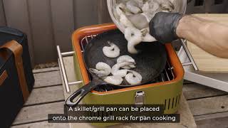 Everdure CUBE™  How to Pan cooking [upl. by Erasme3]