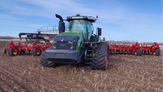 Seeding Wheat From The Big Seat [upl. by Krantz]