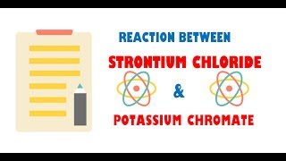 Strontium Chloride and Potassium Chromate  Reaction [upl. by Eikciv]