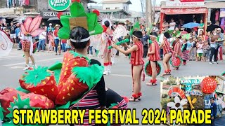 STRAWBERRY FESTIVAL 2024 STREET DANCING AND FLOAT PARADE FULL VIDEO [upl. by Sergei649]