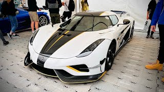 Koenigsegg Regera 04000 Recordcar at Goodwood [upl. by Laresa]