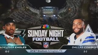 2023 NBC Sunday Night Football Week 14 IntroTheme Eagles vs Cowboys [upl. by Rebhun]