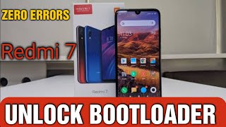 how to unlock bootloader redmi 7  unlock bootloader on any device [upl. by Netnerb]