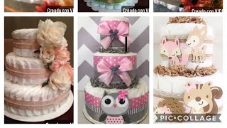 Pastel de pañales para un baby shower [upl. by Hoopes994]